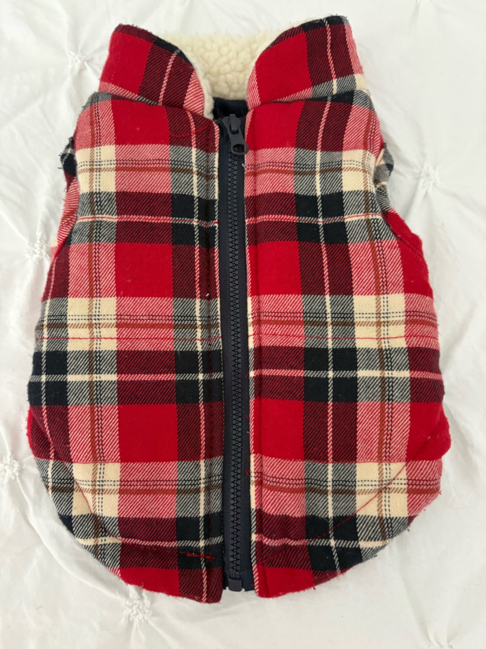 Dog winter vest.